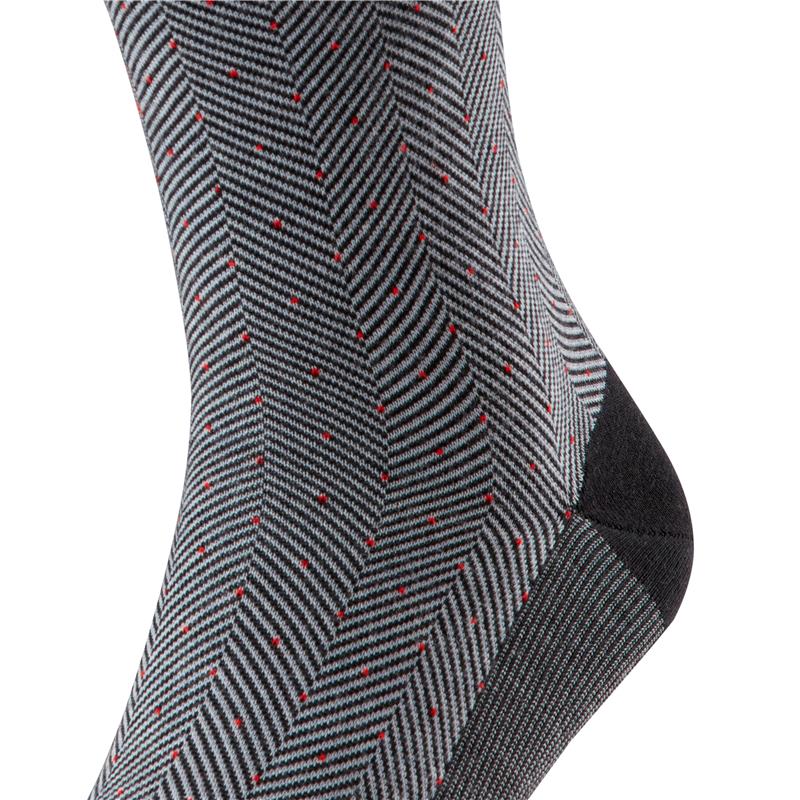 Čarape FALKE Sensitive Herringbone Men SO black