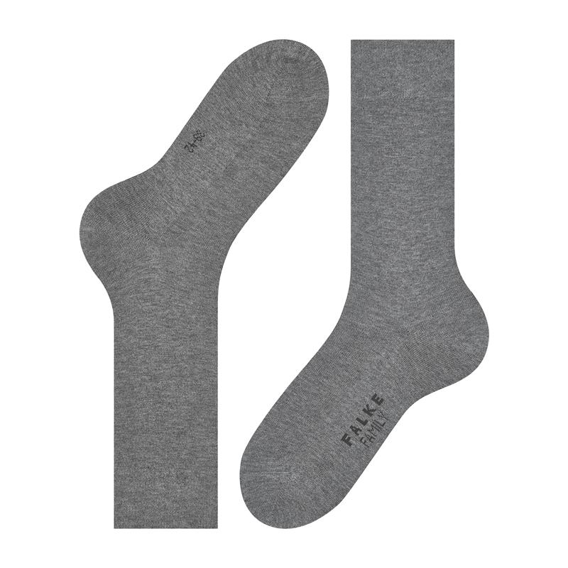 Čarape FALKE Family SO light greymel.