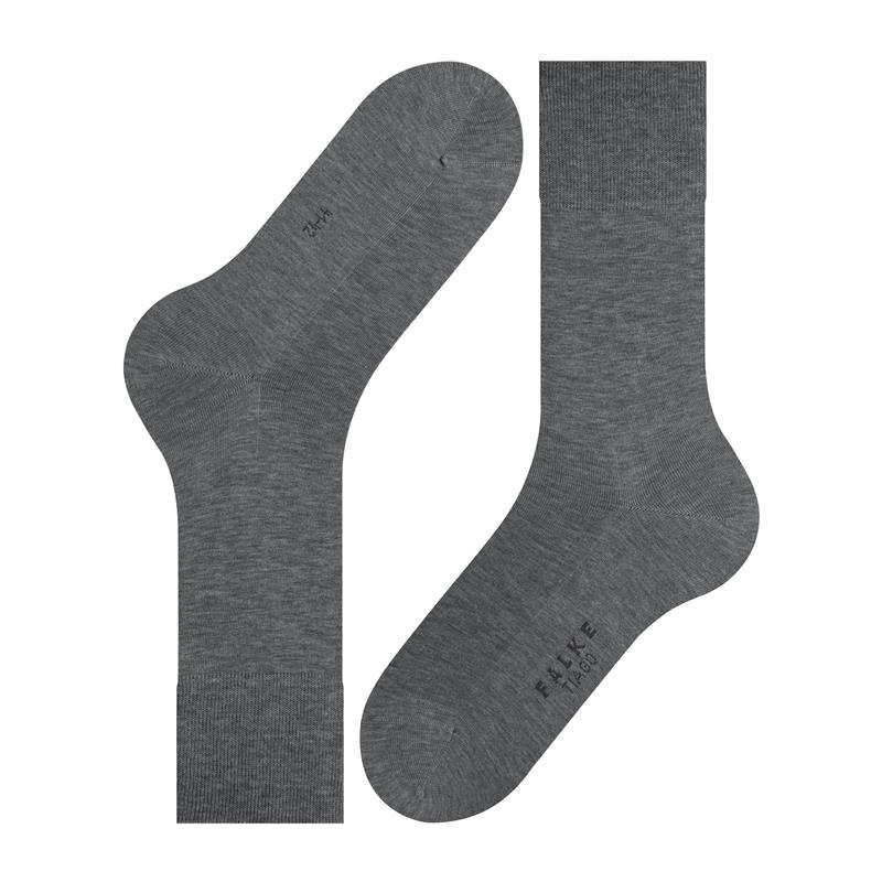 Čarape FALKE Tiago SO svijetlo siva mel.