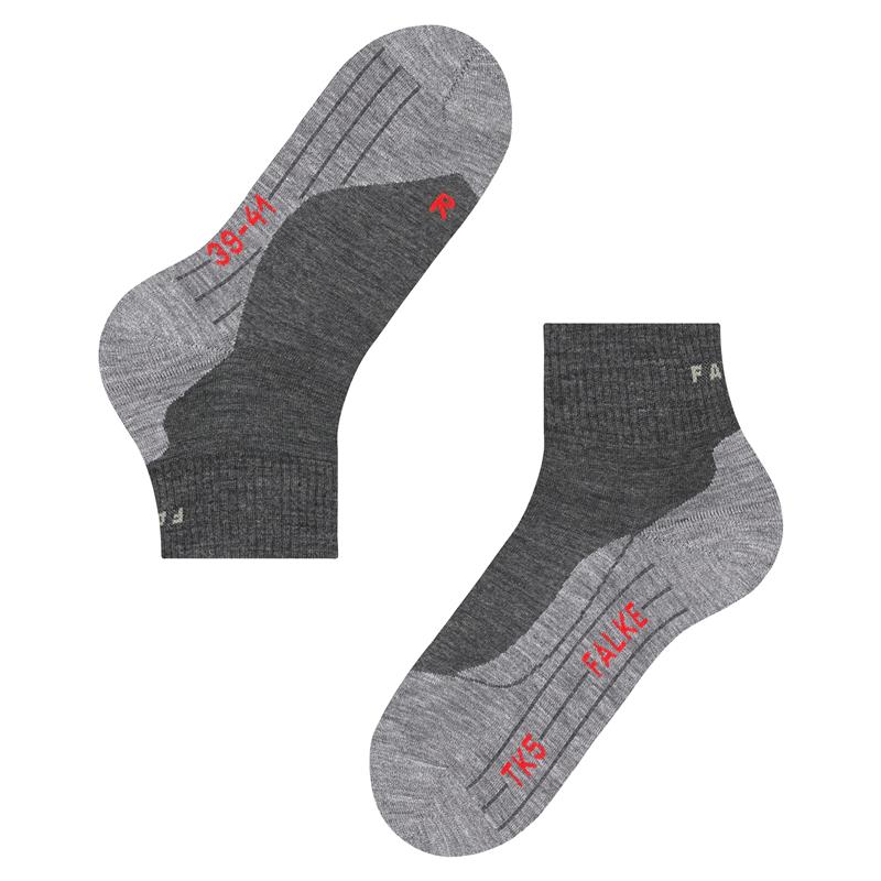 Čarape FALKE TK5 Short asfalt mel.