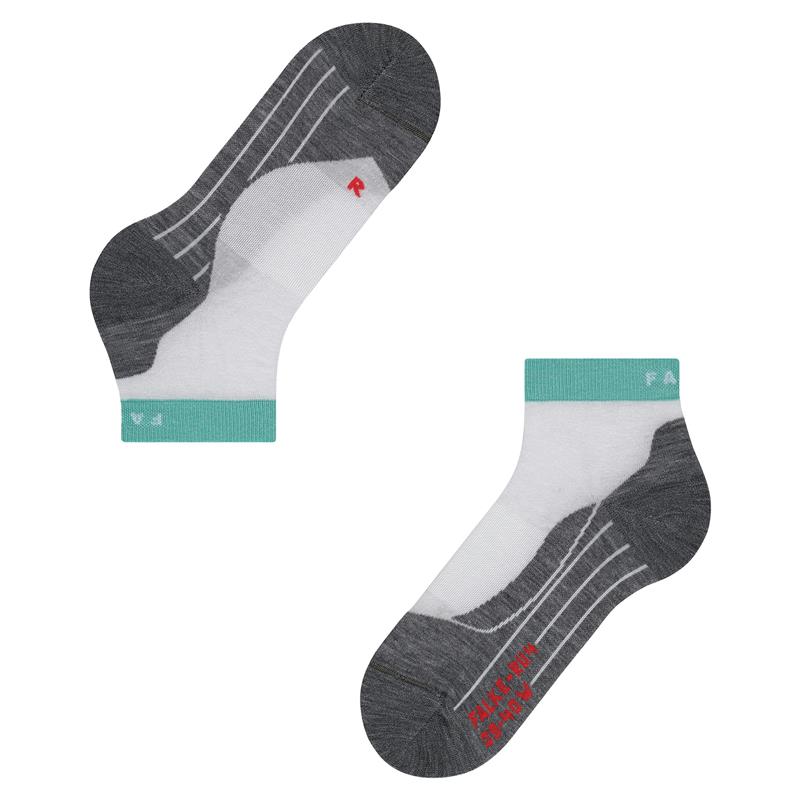 Čarape FALKE RU4 Short bijele/tirkizne
