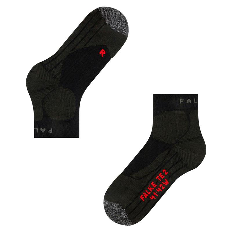 Čarape FALKE TE2 Sh W black