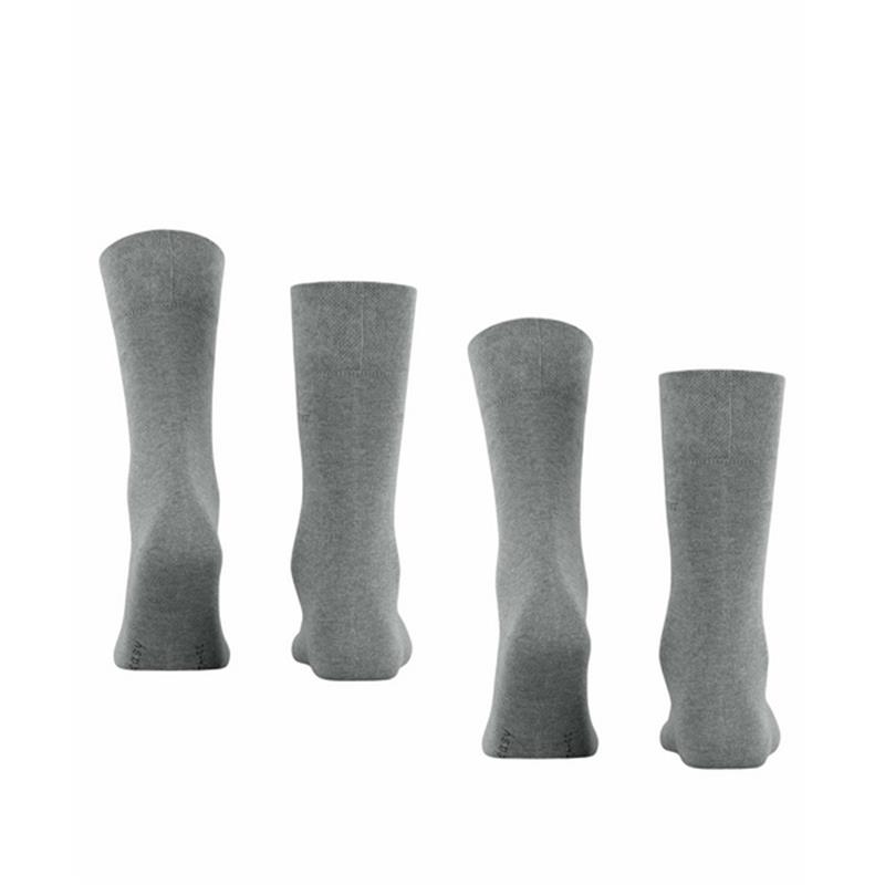 Čarape Esprit Basic Easy 2-Pack Men SO light greymel.