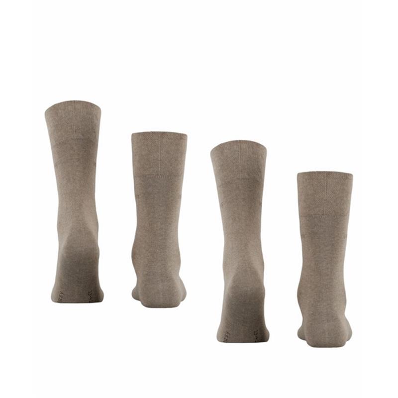 Čarape Esprit Basic Easy 2-Pack Men SO nutmeg mel.