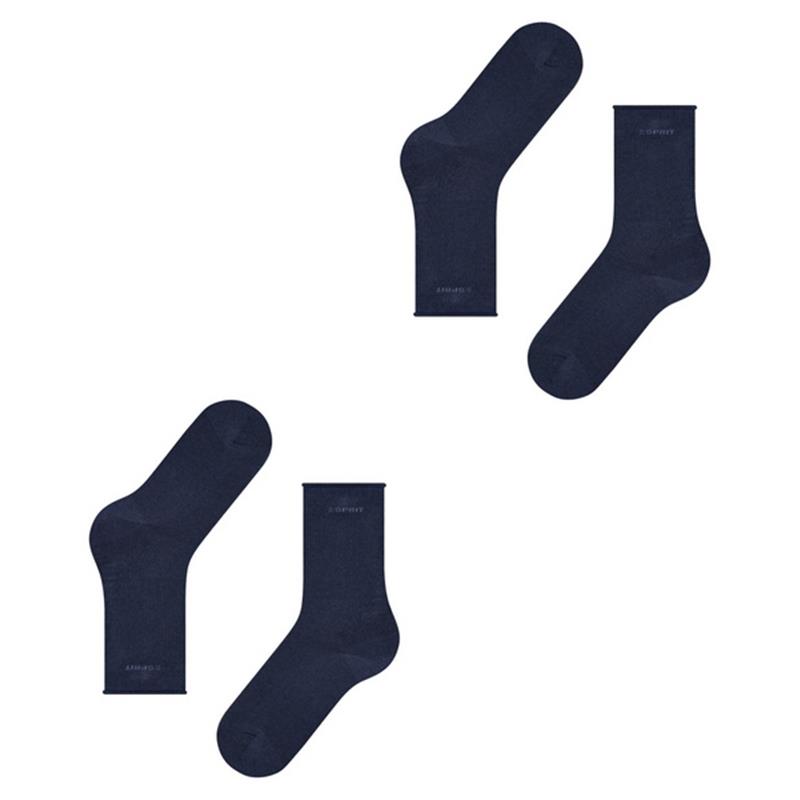 Ženske nogavice Esprit Basic Pure 2-Pack Women SO marine