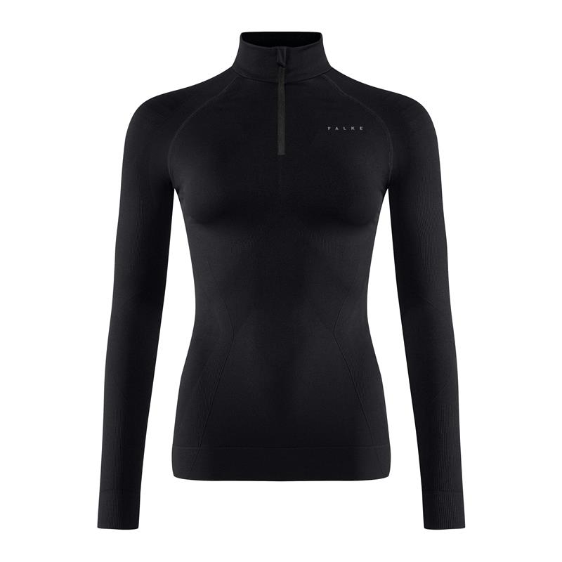 Ženska majica FALKE MW Zip Shirt Tight w bla
