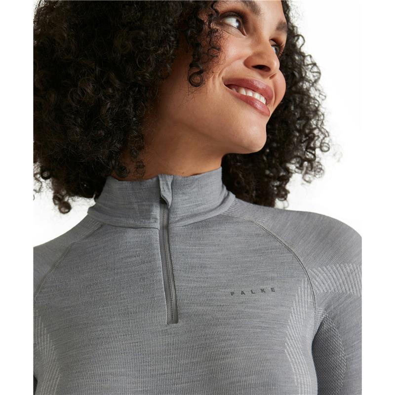 Žensko spodnje perilo FALKE Long-Sleeve Shirt Wool-Tech grey