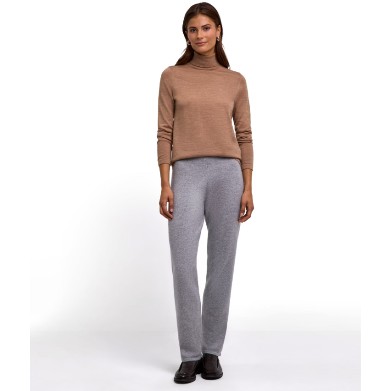 Ženski pulover FAV Merino X-Fine Roll Neck w camel
