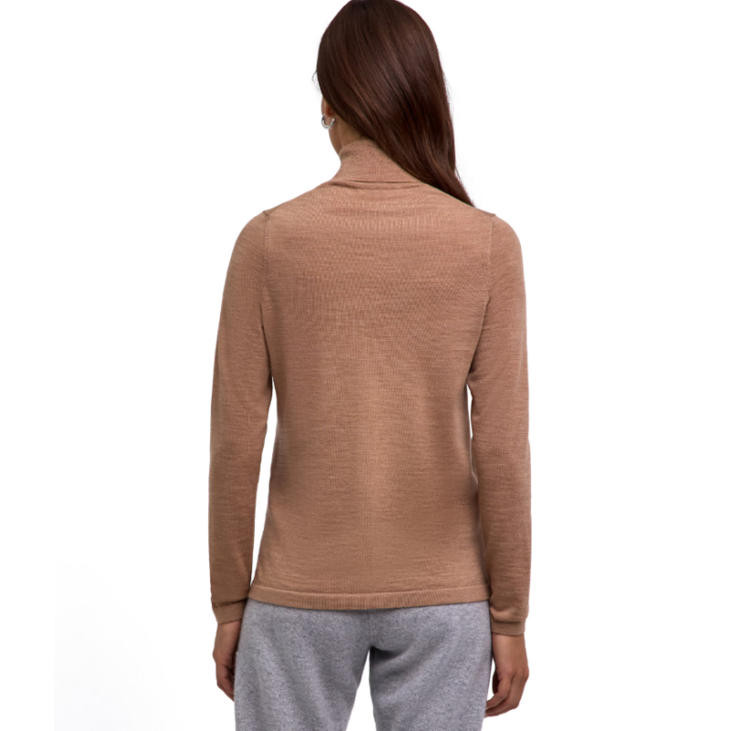 Ženski pulover FAV Merino X-Fine Roll Neck w camel