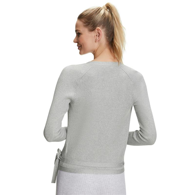 Ženska jakna FALKE Yoga Wickeljacke w light grey