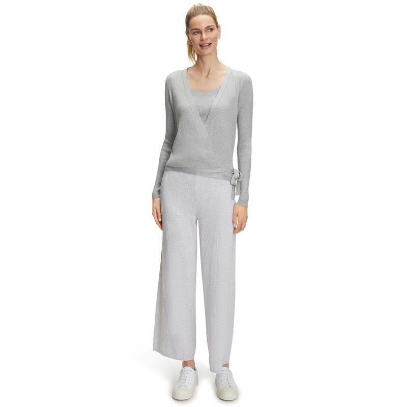 Ženska jakna FALKE Yoga Wickeljacke w light grey