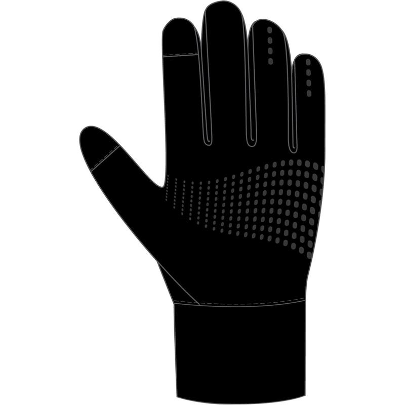 Rukavice Gloves brushed black