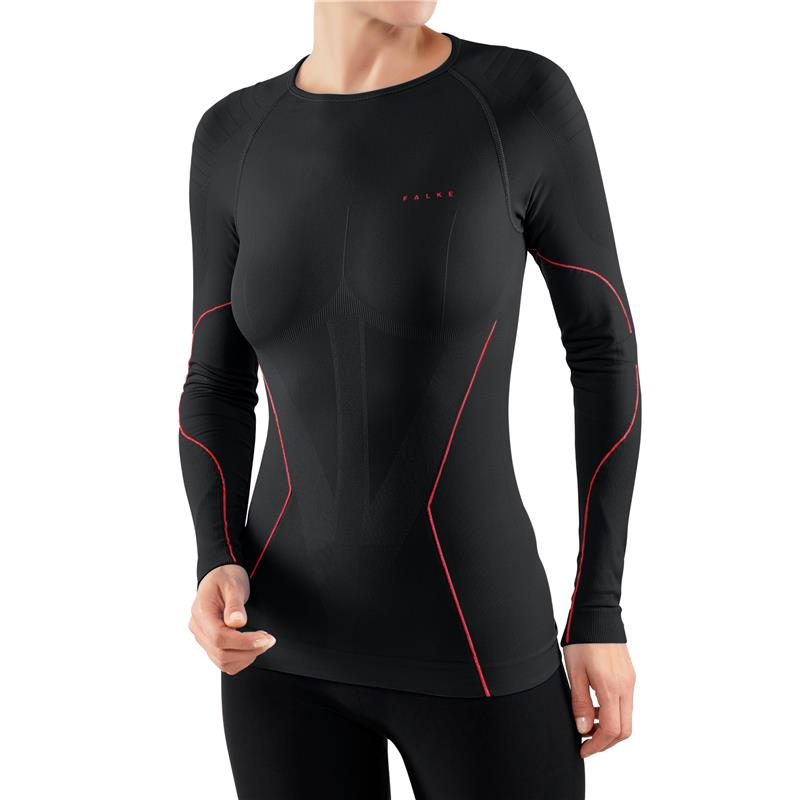 Ženska majica W Longsl. T w black-fuego