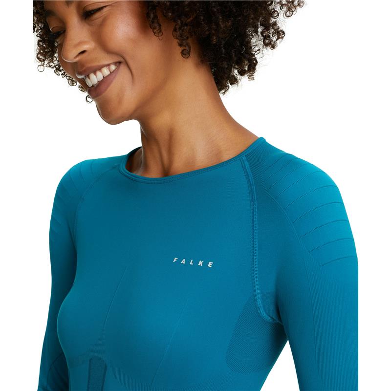 Ženska majica FALKE W LS Tight w peackock