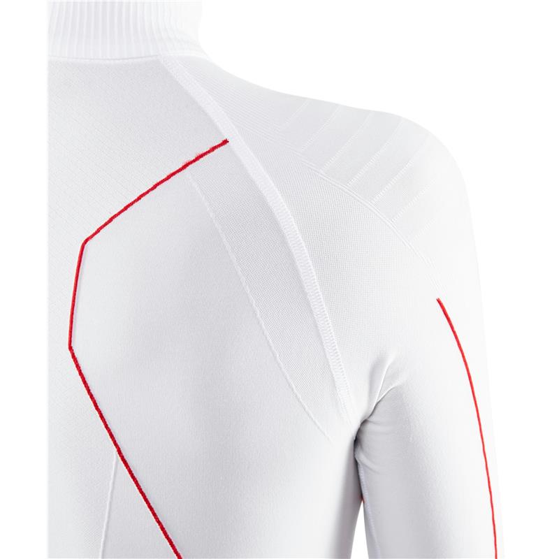 Ženska majica FALKE W Zip Shirt Tight w white