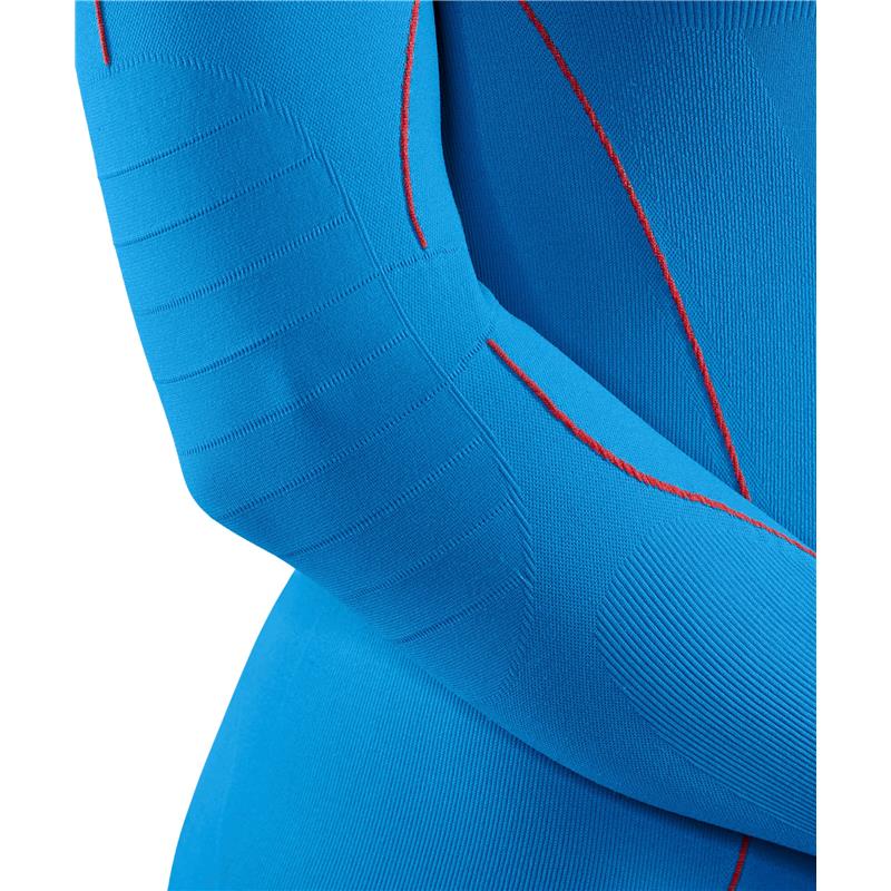 Ženska majica FALKE W Zip Shirt Tight w osiris