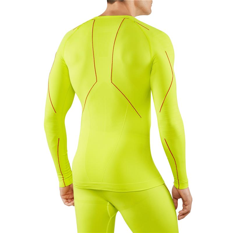 Muška majica FALKE W Longsleeved Shirt Tight m bright yellow