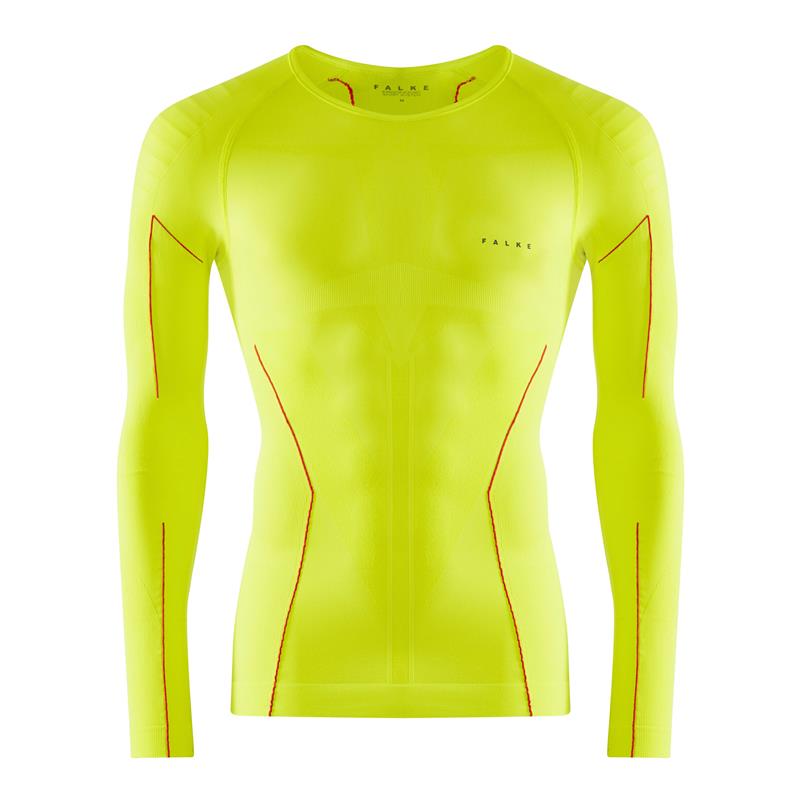 Muška majica FALKE W Longsleeved Shirt Tight m bright yellow