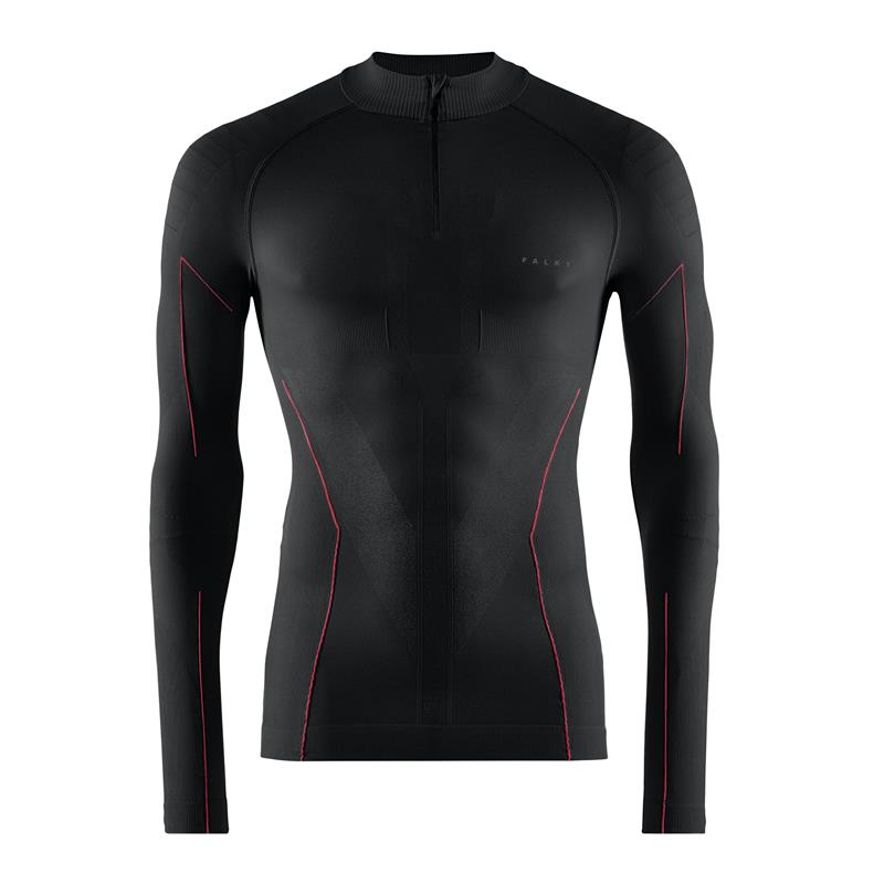 Muška majica W Zip Shirt Tight m black-fuego