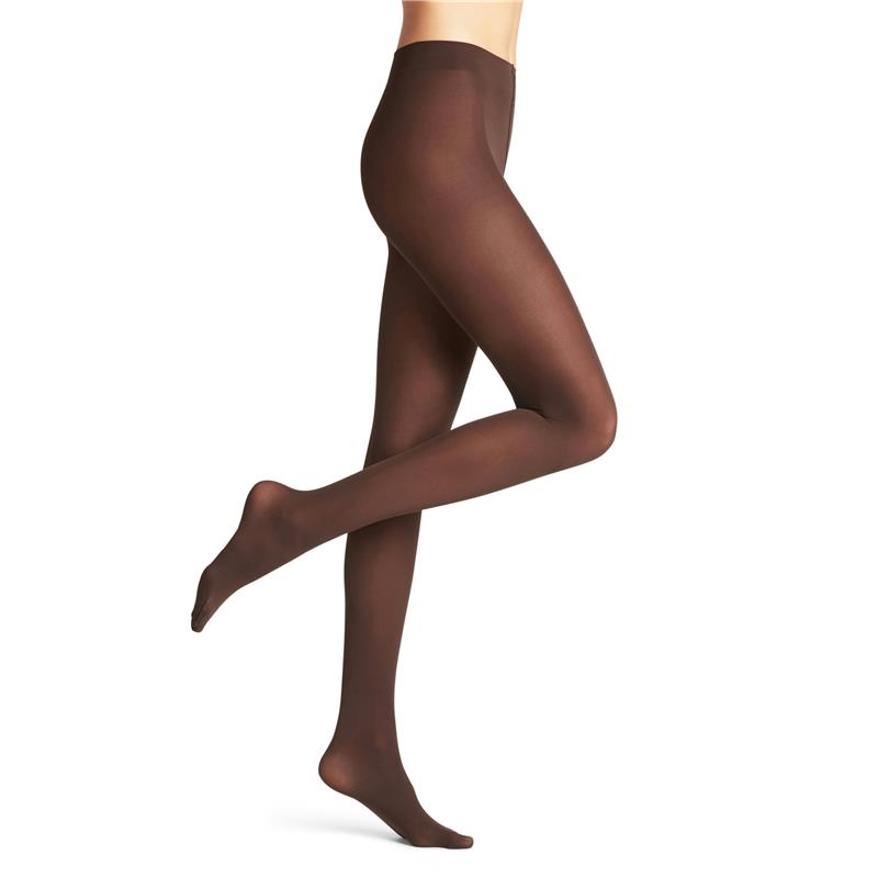 Ženske hlačne nogavice Falke Pure matt 50 TI cigar