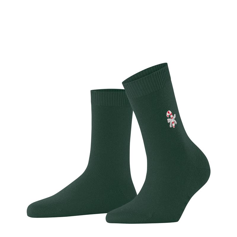 Nogavice FALKE Cosy Wool Candy Cane Women Socks hunter green