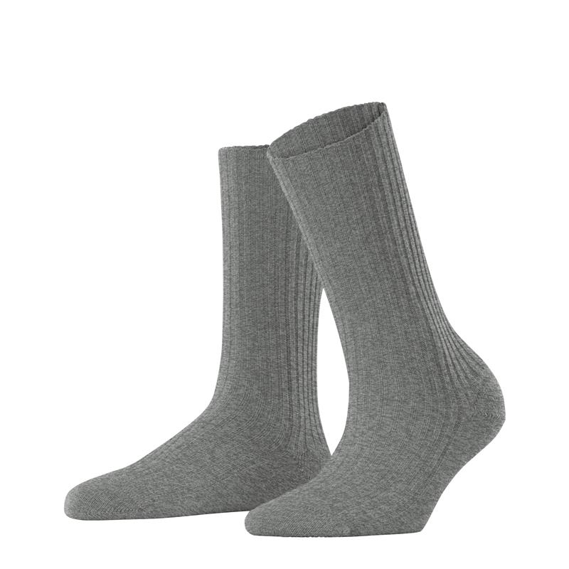 Nogavice FALKE Cosy Wool Boot Women Boot Socks light greymel