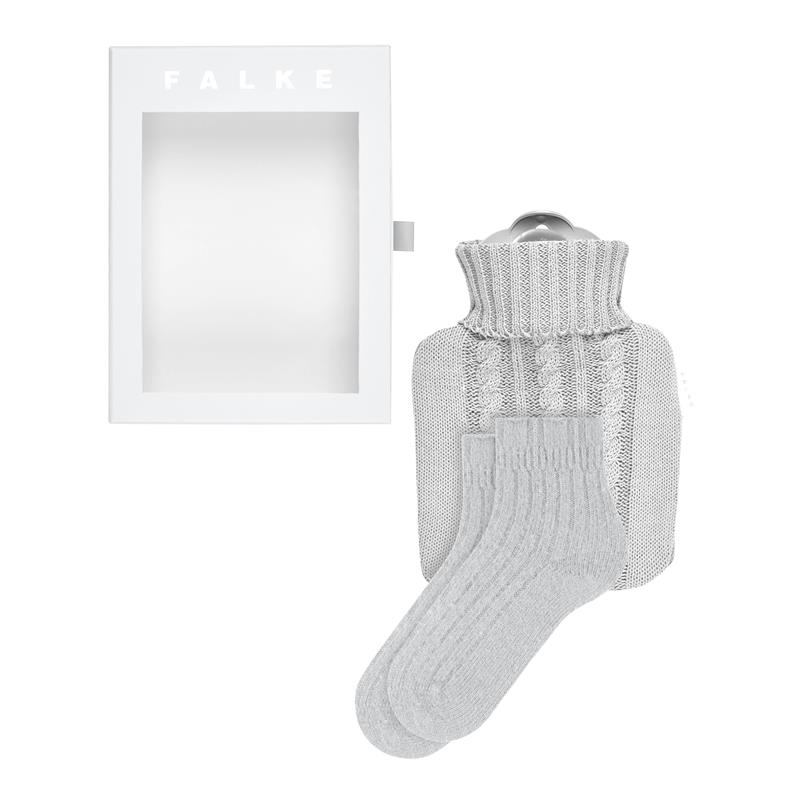 Ženske čarape FALKE Cosy Moment Set SO silver