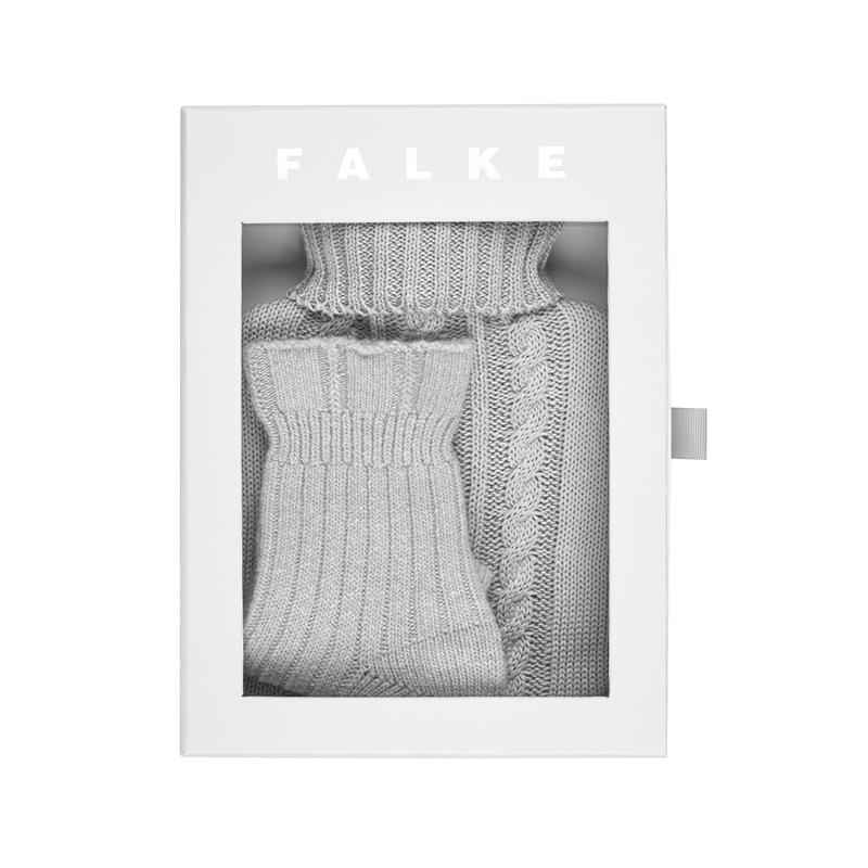 Ženske čarape FALKE Cosy Moment Set SO silver