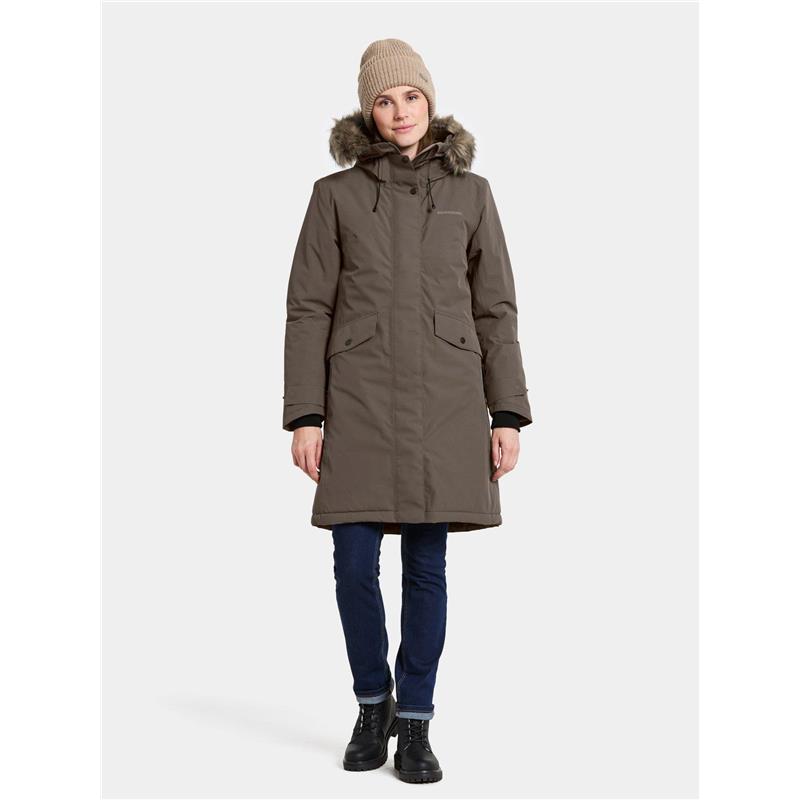 Ženska jakna ERIKA WNS PARKA 3 Brown