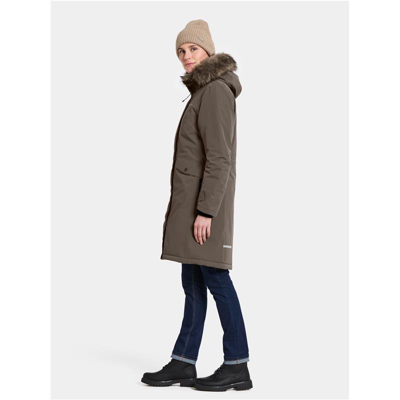 Ženska jakna ERIKA WNS PARKA 3 Brown