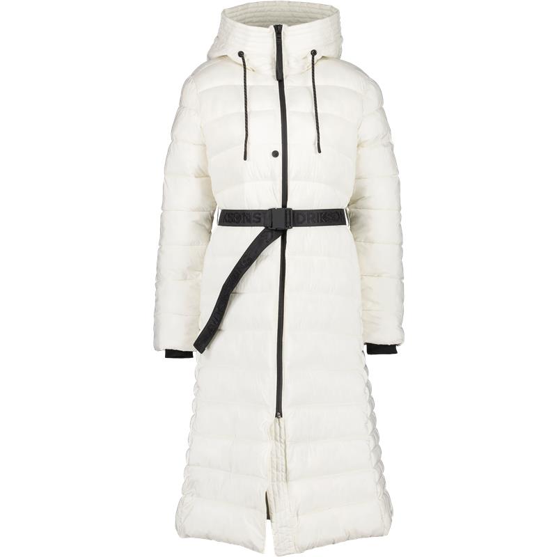 Ženska jakna KIMI WNS PARKA LONG White Foam