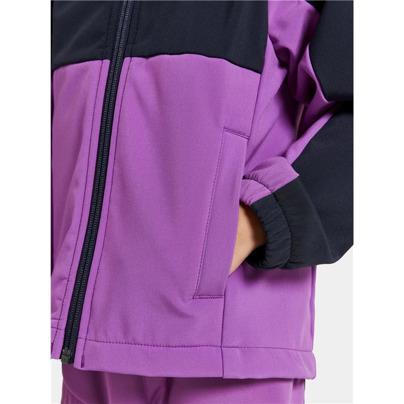 Dječja jakna TROEL KDS JACKET 4 Tulip Purp