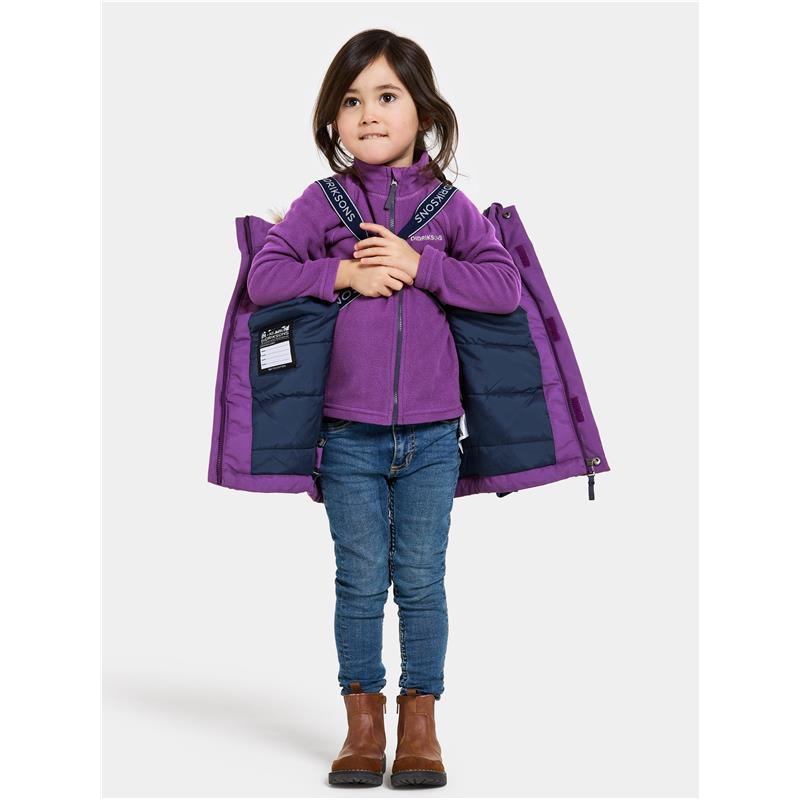 Dječja jakna BJÄRVEN KIDS PARKA 3 Royal Purple