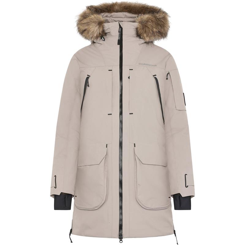 Ženska jakna CERES WNS PARKA 2 Ash Brown