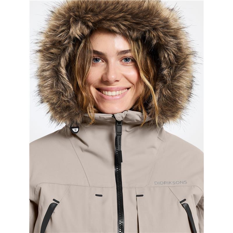 Ženska jakna CERES WNS PARKA 2 Ash Brown