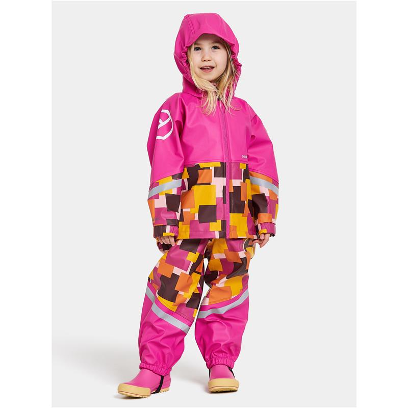 Kišni komplet WATERMAN PR KIDS 9 Notes Pink