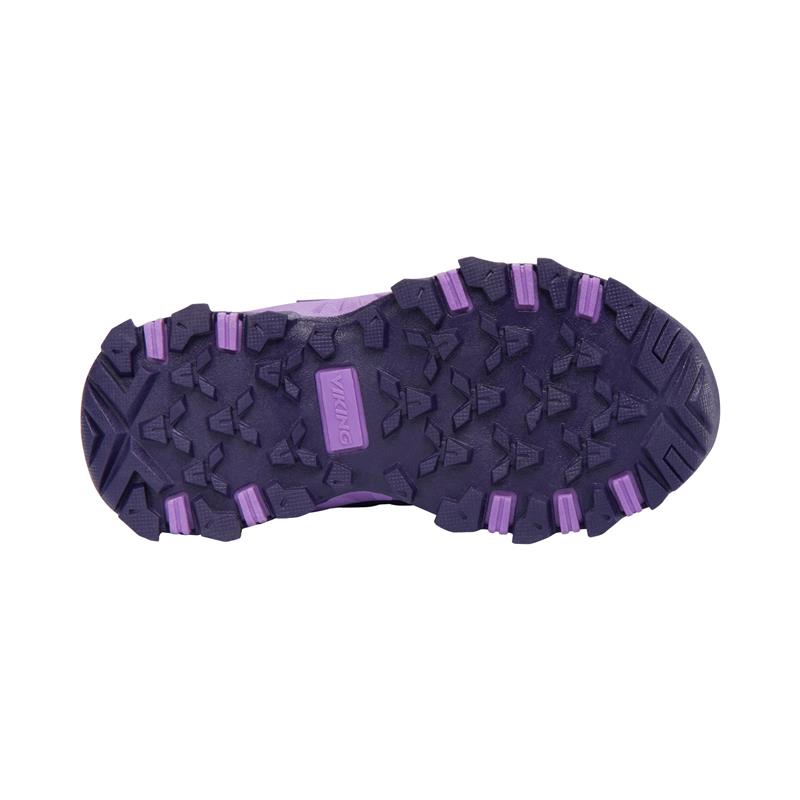 Dječji čevlji Track Mid WP 2V Aubergine/Lilac