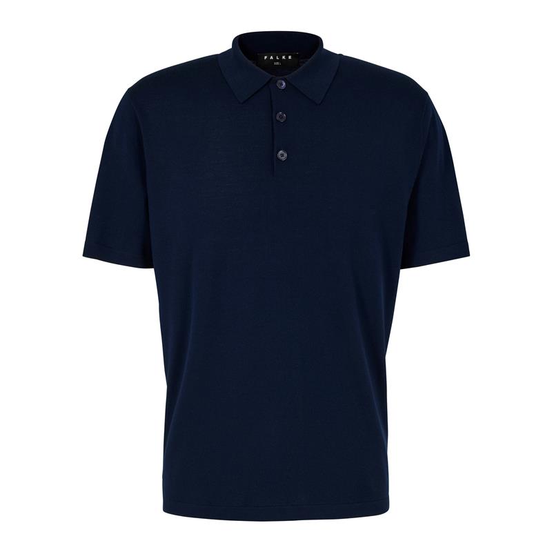 Moška polo majica FALKE Premium Merino Wool Polo Shirt space