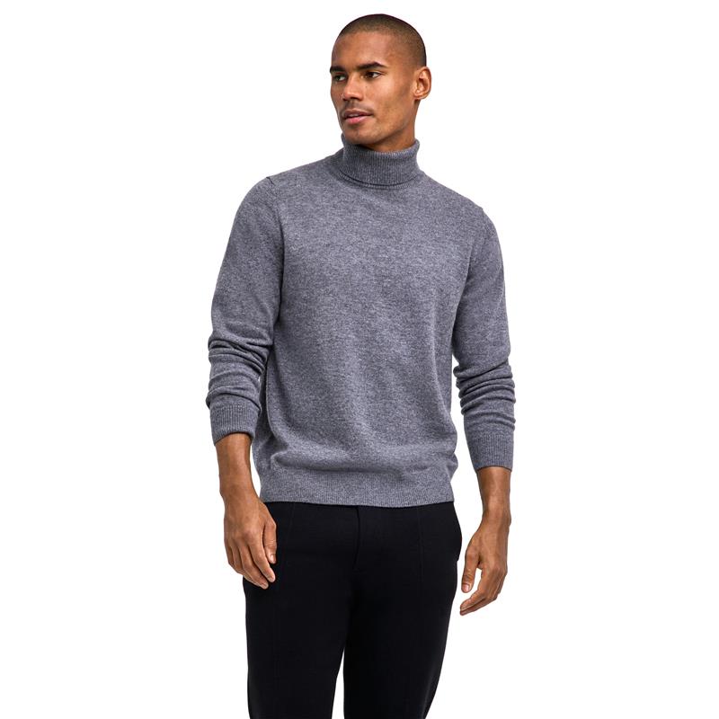 Moški pulover FALKE Pure Lambswool Pullover dark grey -heath