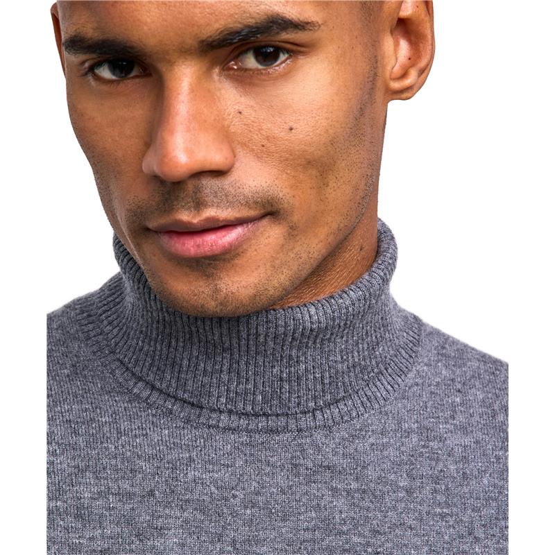 Moški pulover FALKE Pure Lambswool Pullover dark grey -heath