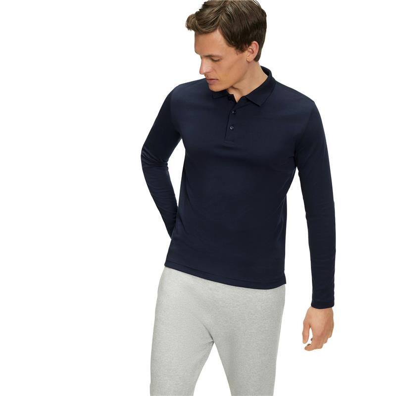 Muška polo majica FAV Pima Interlock Polo LS m space blue