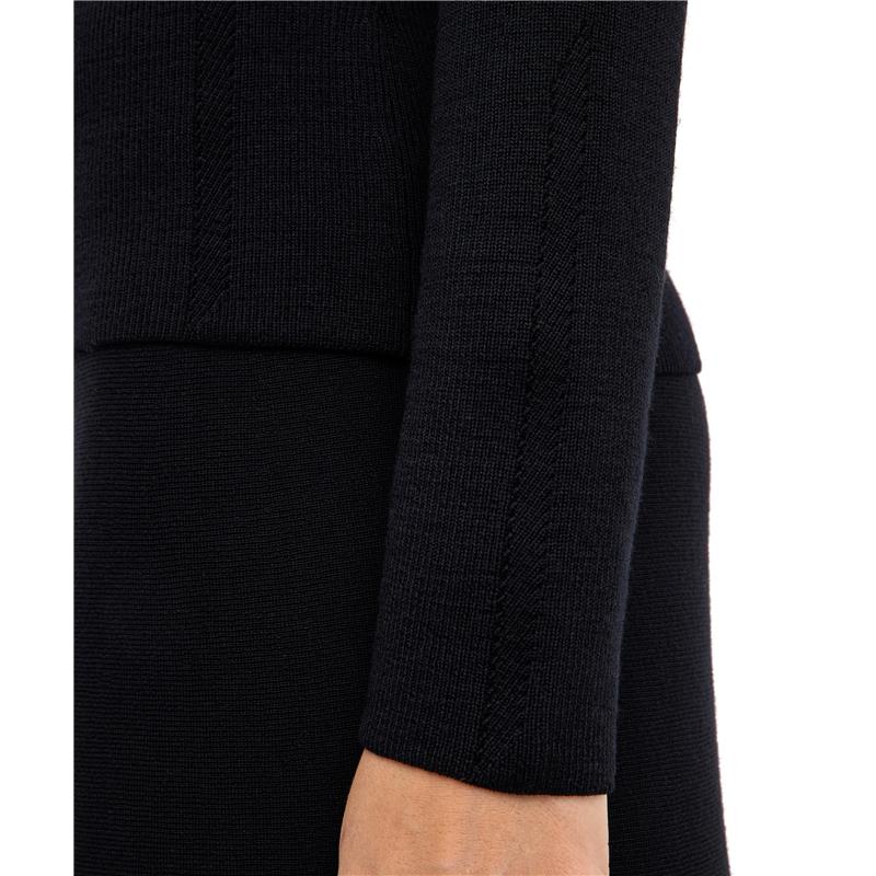 Ženski pulover FALKE Premium Merino Wool Pullover black