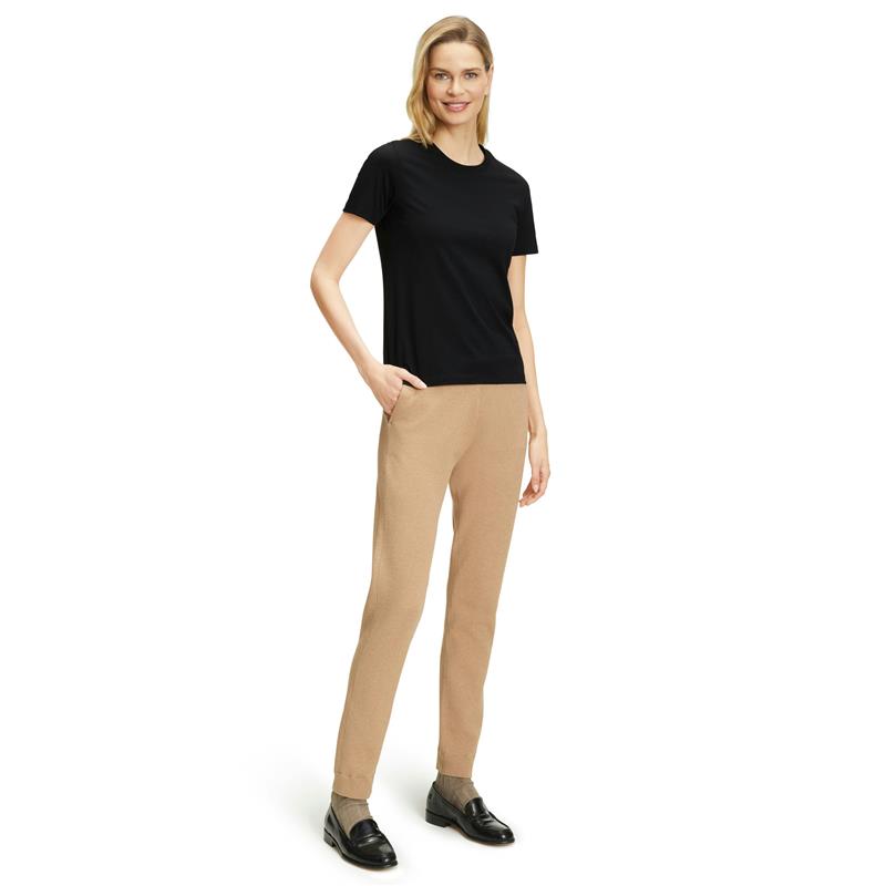 Ženska majica FAV Pima Jersey Crew Neck T w black