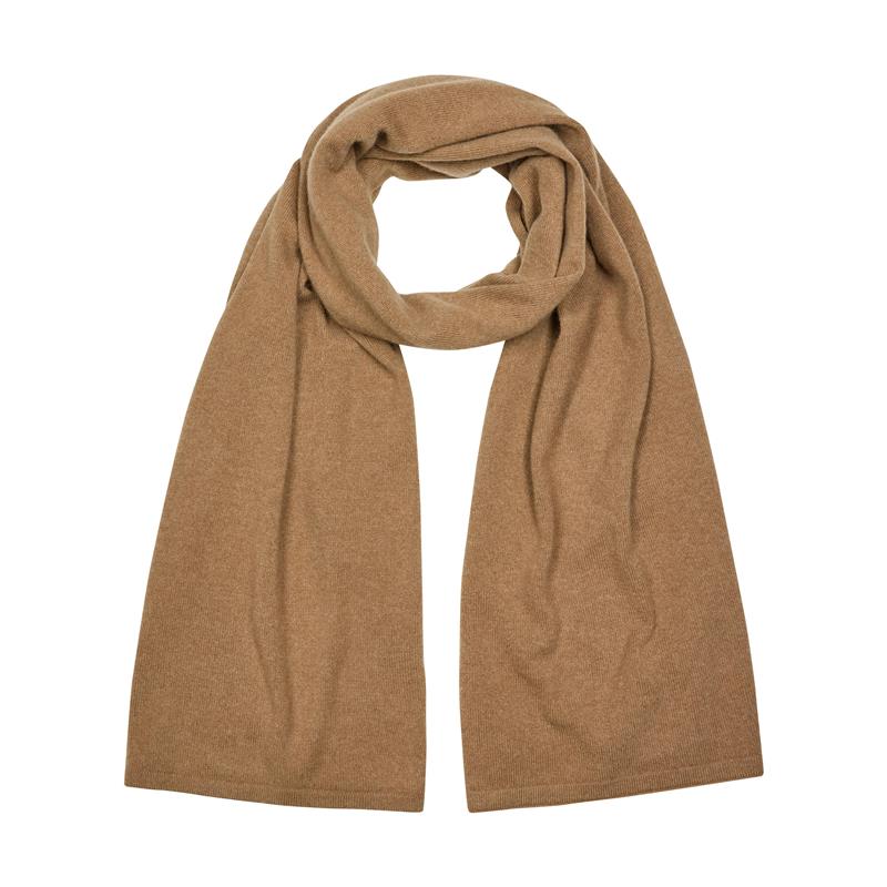 Šal Scarf fine knit cork