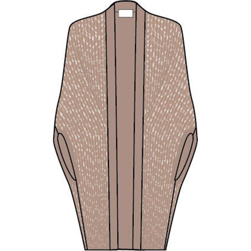 Ženski plašč FALKE Ribbed Lambswool Cape