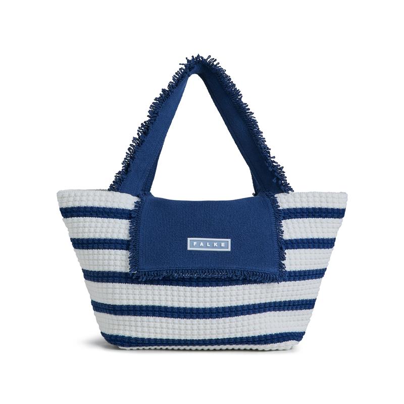 Torba SEL Striped Cotton Shopper w dark blue