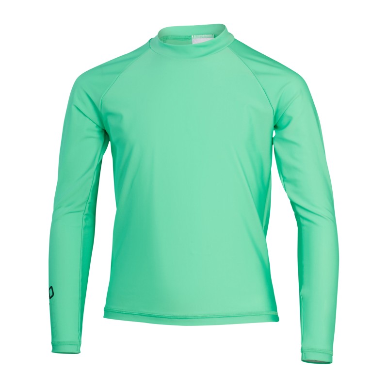 Dječja zaštitna majica ESS LOGO LS RASH TOP GREEN/BLACK