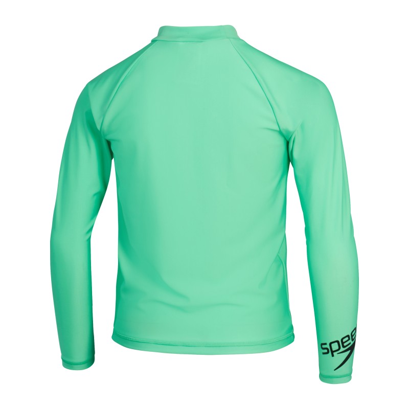 Dječja zaštitna majica ESS LOGO LS RASH TOP GREEN/BLACK