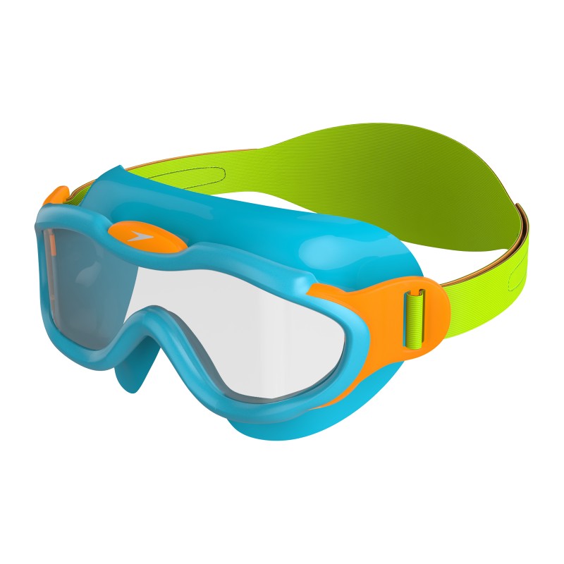 Dječja plivačka maska SEA SQUAD BLUE/GREEN