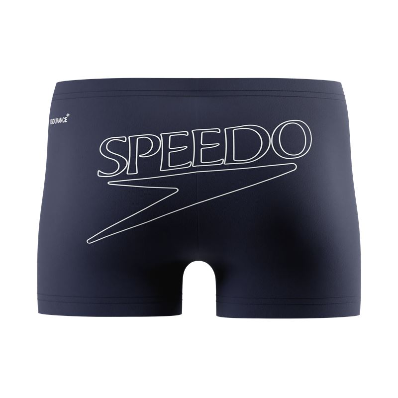 Moške kopalke END+ LOGO AQUASHORT NVY